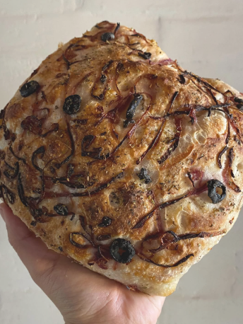 Focaccia de cebolla