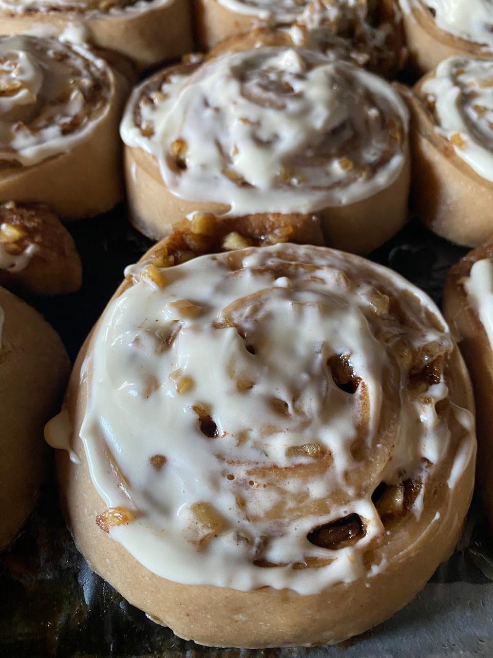 Rolls de Canela y Manzana